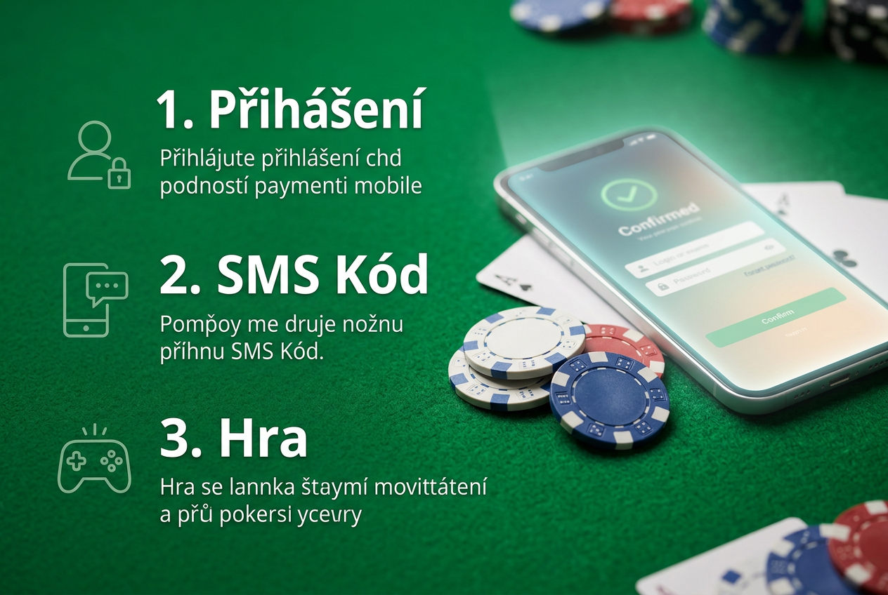 Infografika postupu vkladu přes mobilní telefon